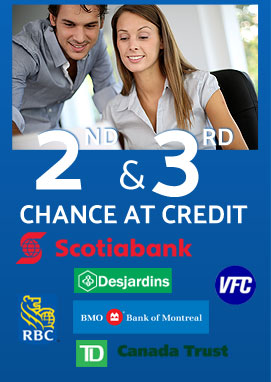 Up to 3 chance at credit